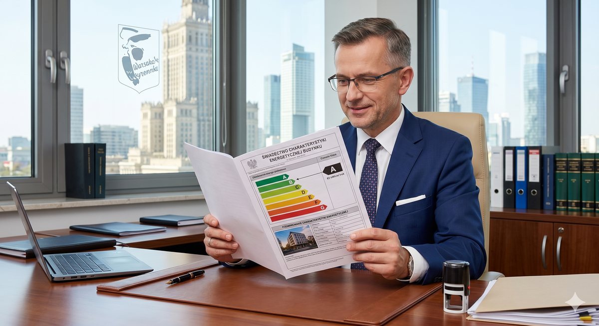 Świadectwo charakterystyki energetycznej budynku z klasą energetyczną